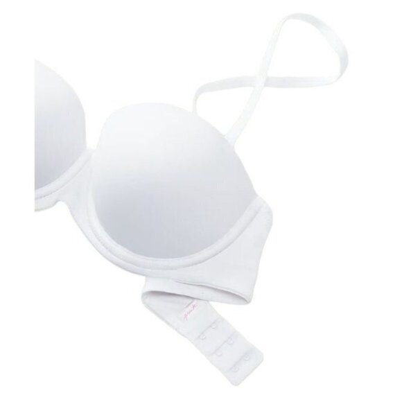 PINK Victoria's Secret Wear Everywhere Multi-Way Push Up Bra White 36D - Picture 7 of 12